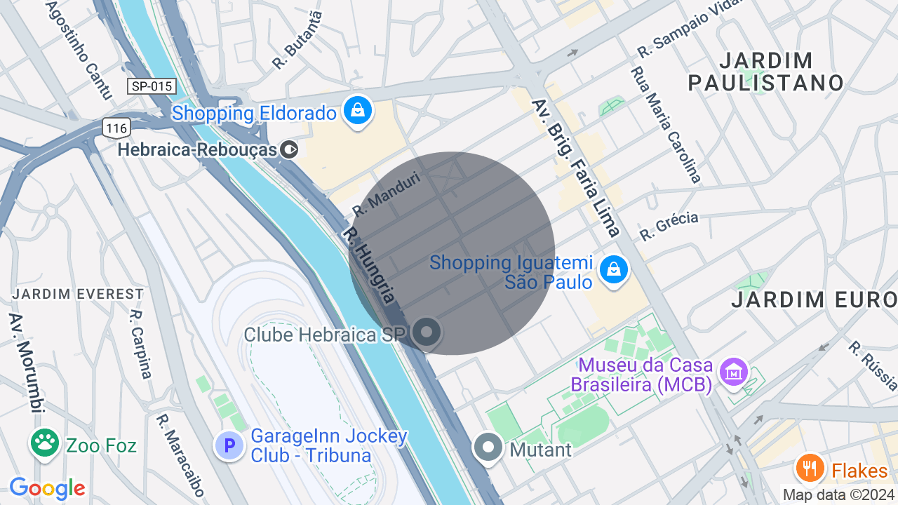 Mapa da localização — Jardim Europa, São Paulo