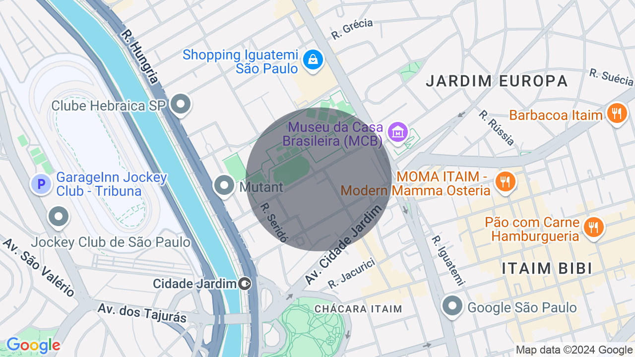 Mapa da localização — Jardim Europa, São Paulo