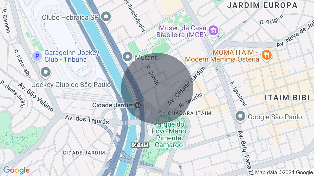 Mapa da localização — Jardim Europa, São Paulo