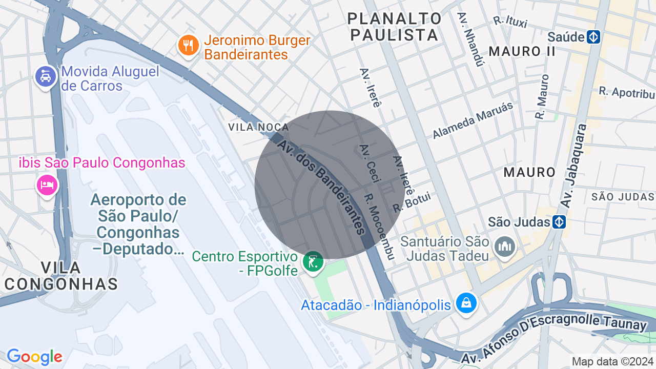 Mapa da localização — Planalto Paulista, São Paulo
