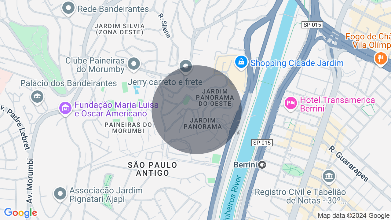Mapa da localização — Cidade Jardim, São Paulo