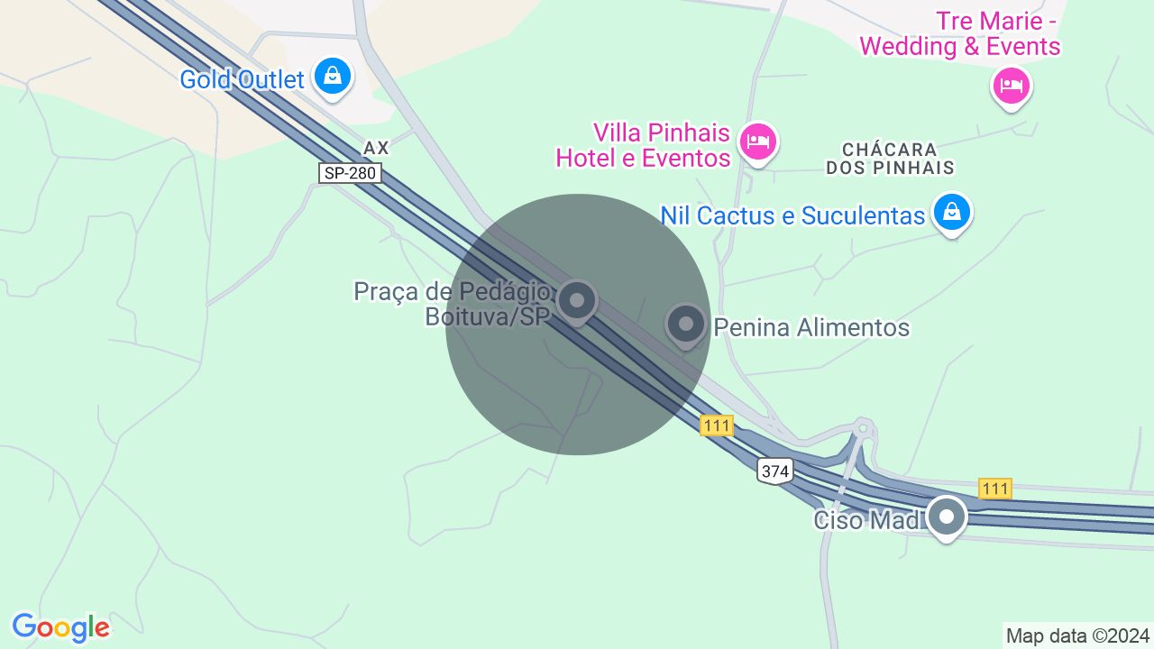 Mapa da localização — Fazenda Boa Vista, Porto Feliz
