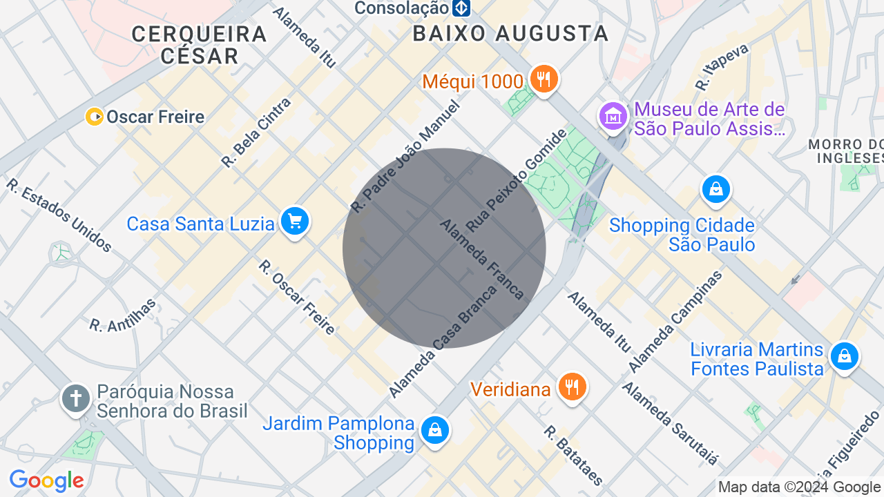 Cobertura deslumbrante nos Jardins