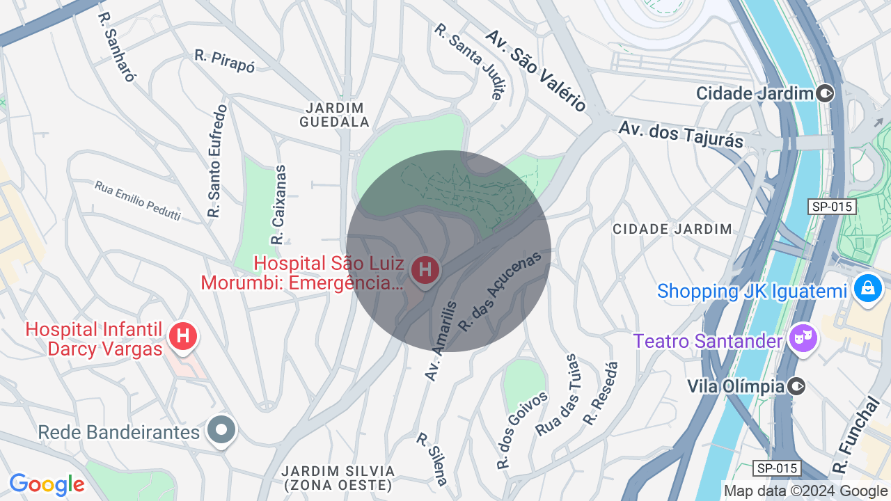 Mapa da localização — Cidade Jardim, São Paulo