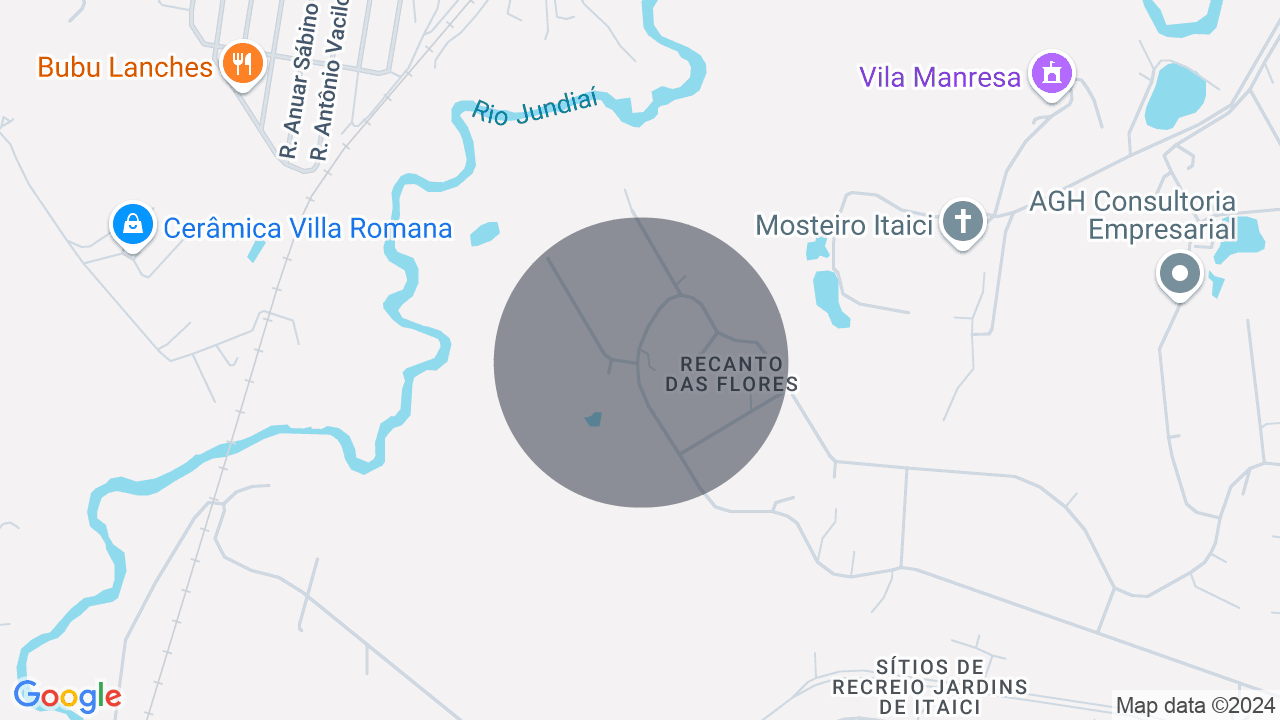 Mapa da localização — Recanto das Flores, Indaiatuba