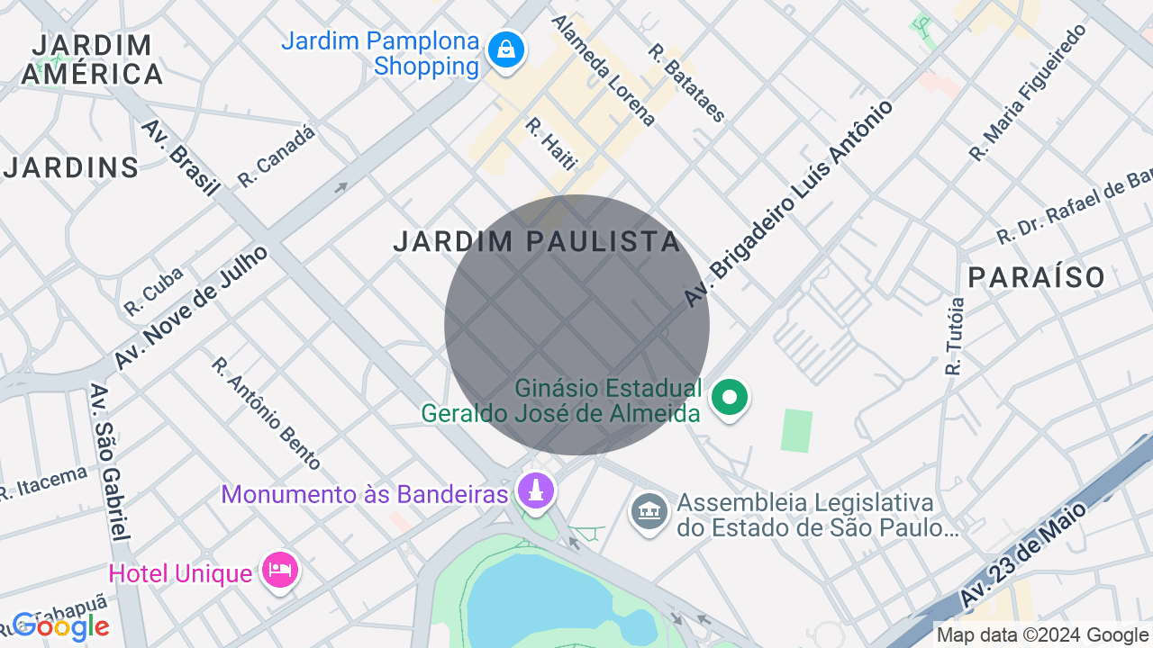 Mapa da localização — Jardim Paulista, São Paulo
