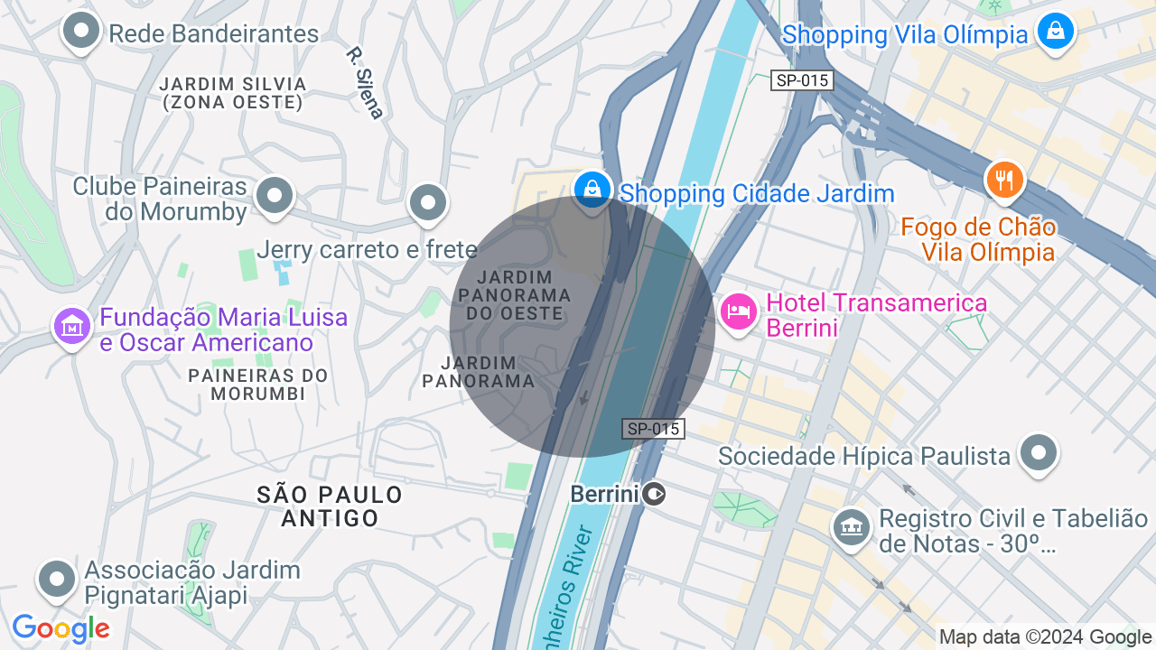 Mapa da localização — Cidade Jardim, São Paulo