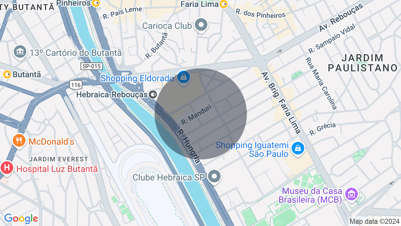 Mapa da localização — Jardim Paulistano, São Paulo