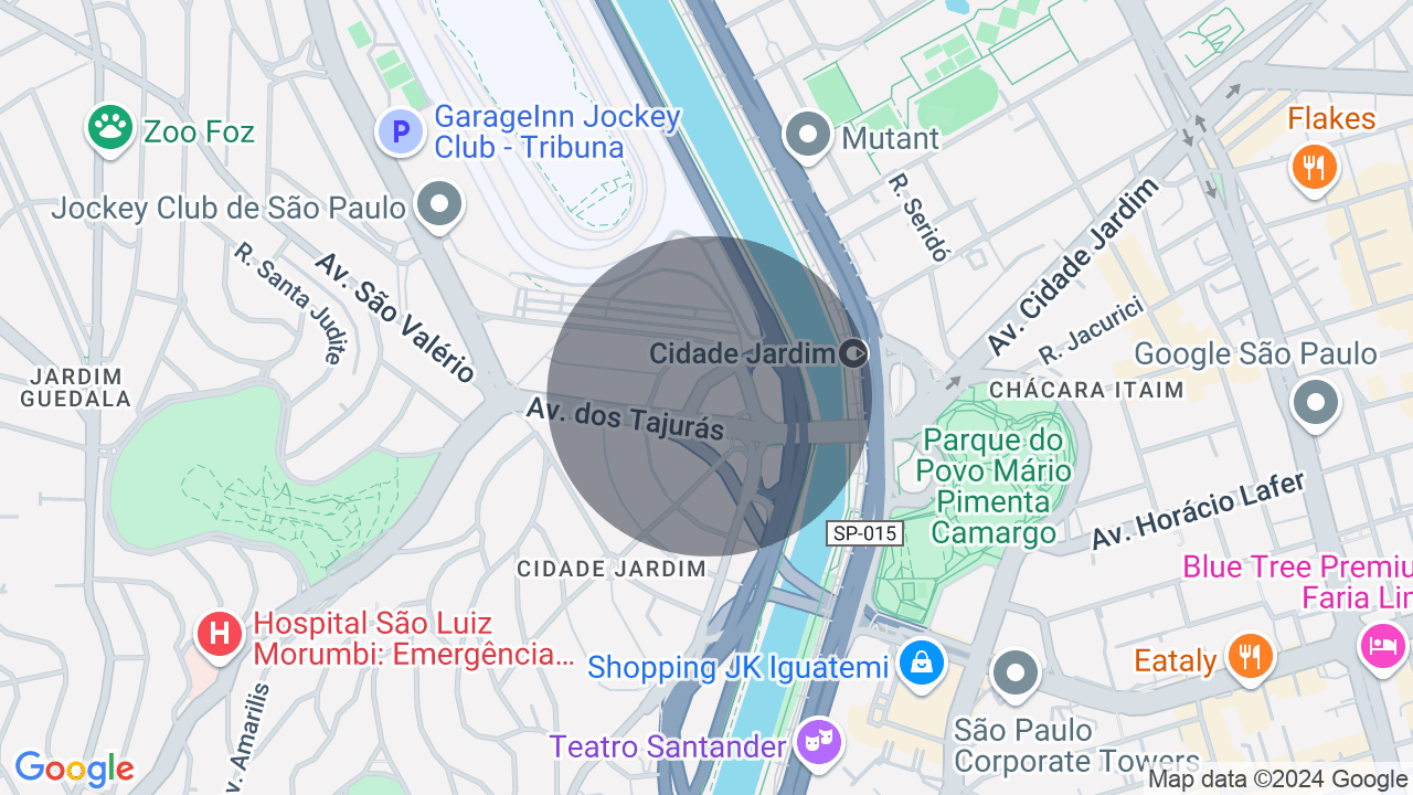 Mapa da localização — Cidade Jardim, São Paulo