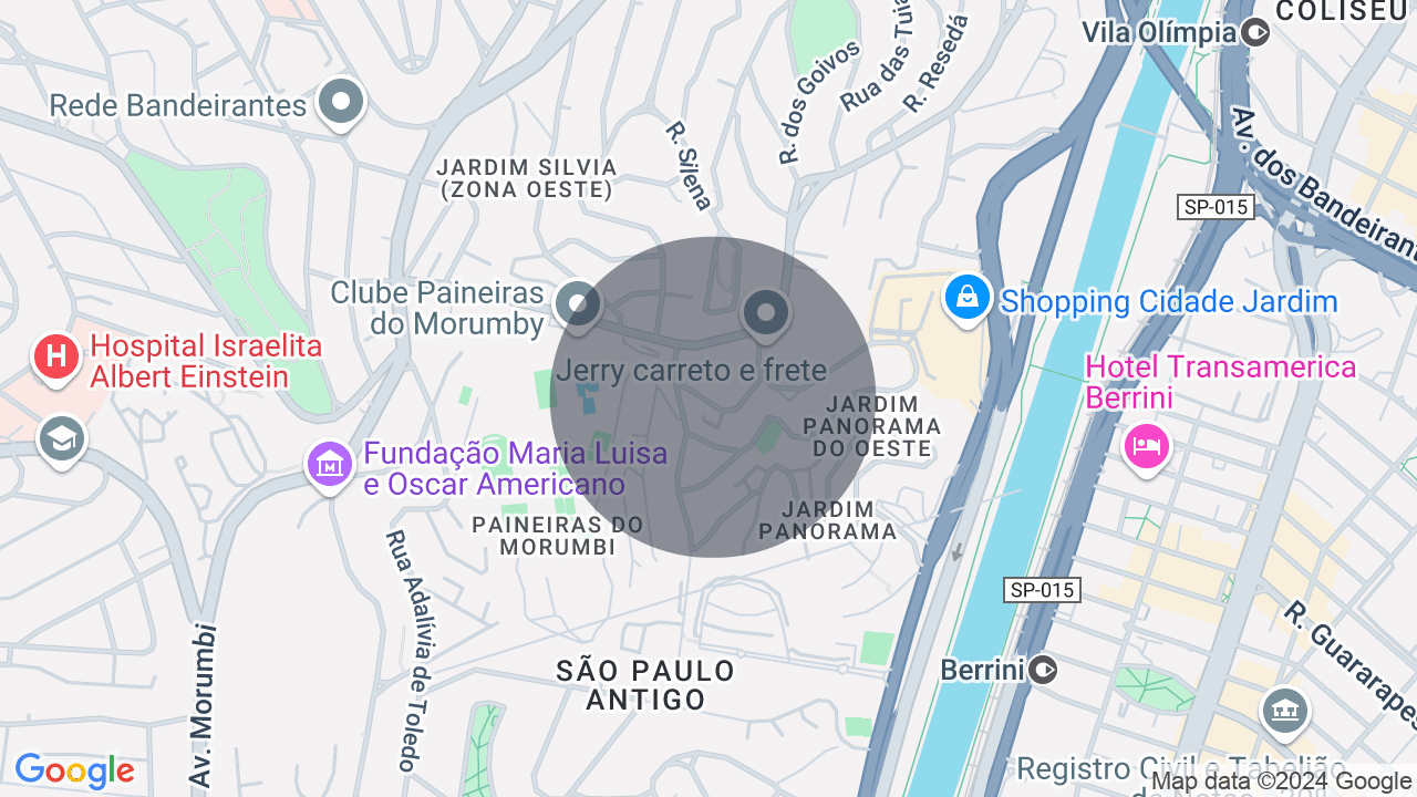 Mapa da localização — Cidade Jardim, São Paulo