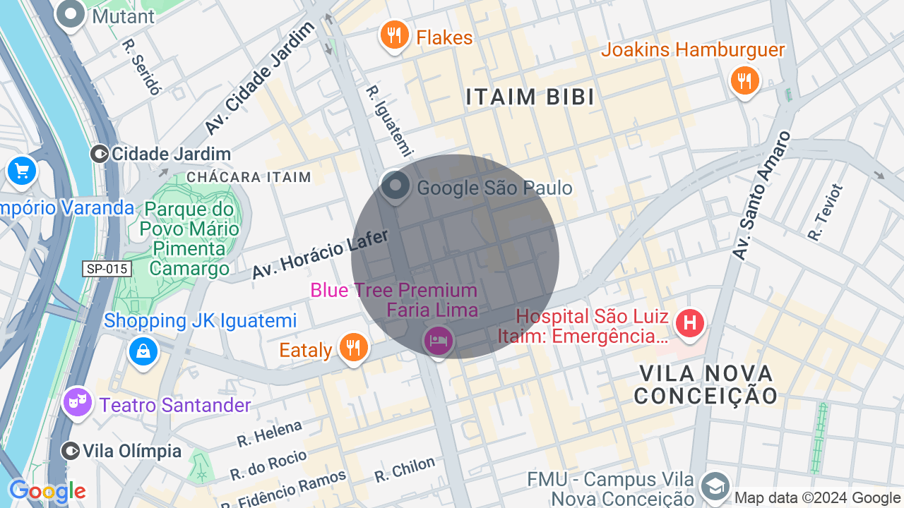 Laje corporativa no Itaim Bibi com excelente infraestrutura no entorno