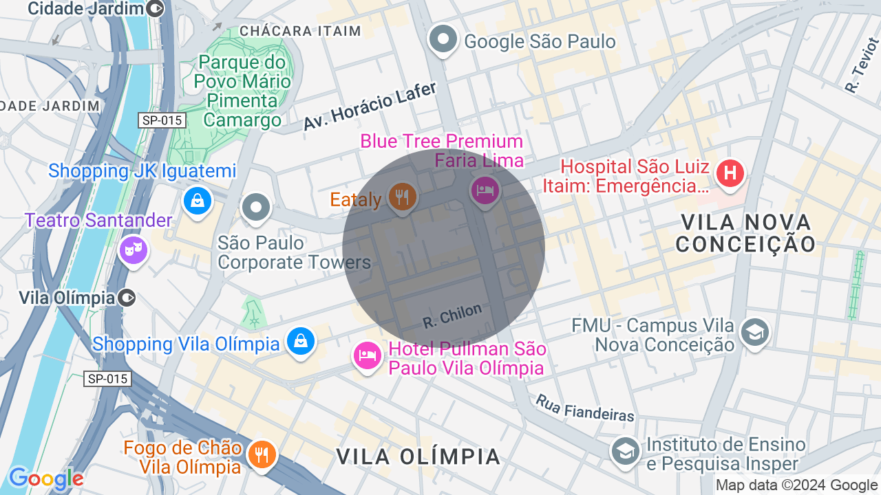 Entre os bairros Itaim e Vila Nova Conceição - Laje corporativa Triple A