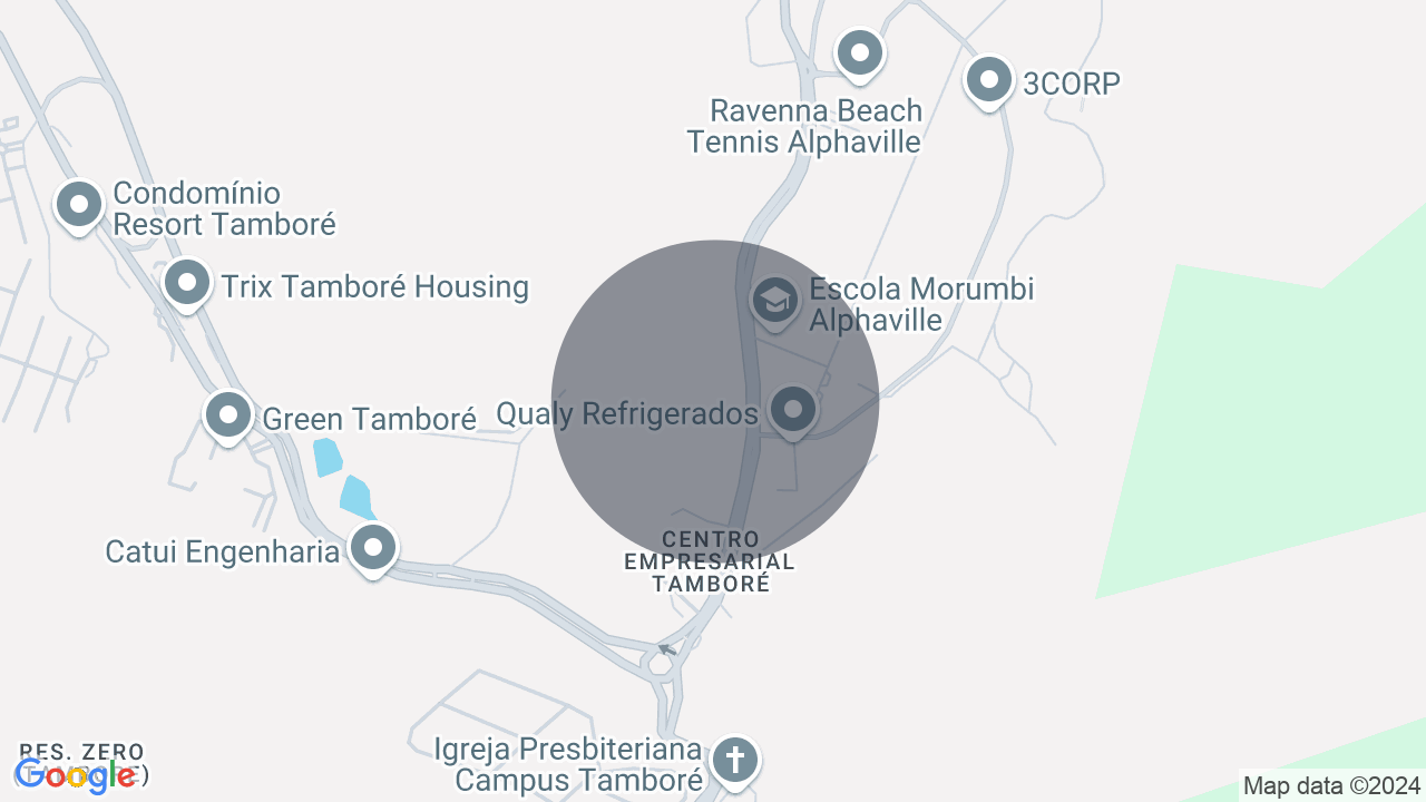 Mapa da localização — Tamboré, Santana de Parnaíba