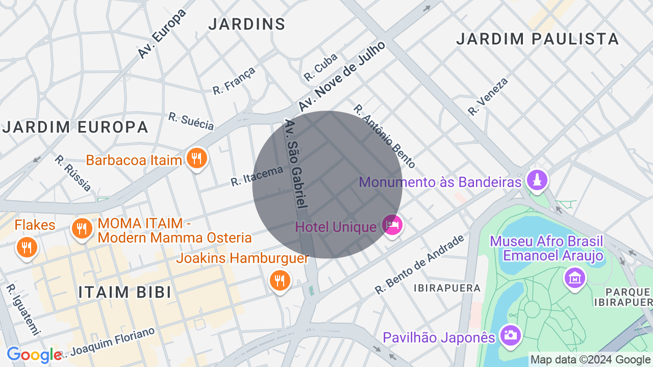 Mapa da localização — Jardim Paulista, São Paulo