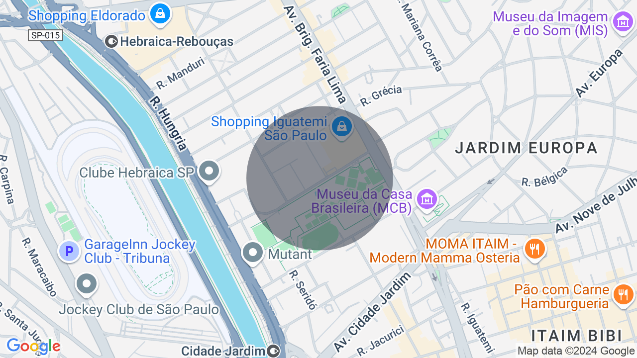 Mapa da localização — Jardim Europa, São Paulo
