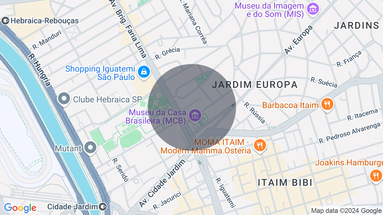 Mapa da localização — Jardim Paulistano, São Paulo
