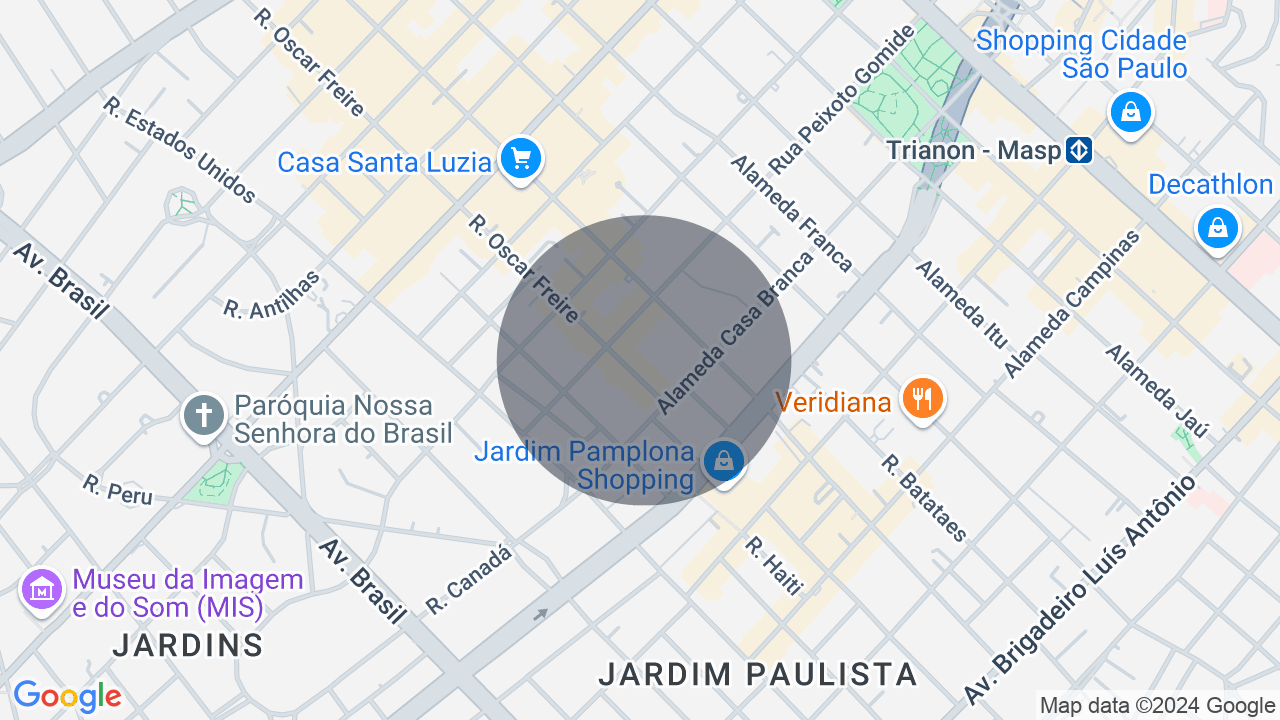 Mapa da localização — Cerqueira César, São Paulo