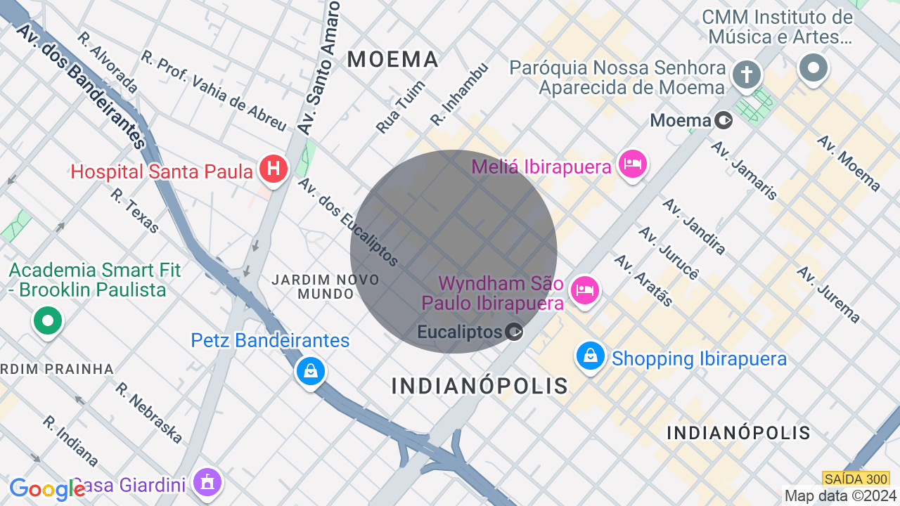 Andar alto e vista livre em Moema Pássaros