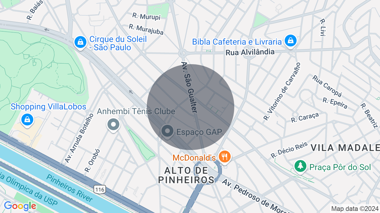 Mapa da localização — Vila Ida, São Paulo