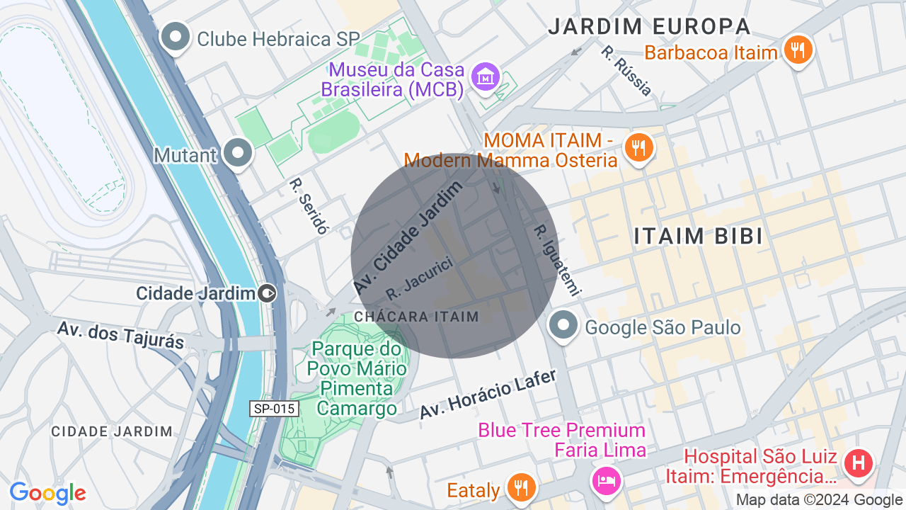 Mapa da localização — Jardim Paulistano, São Paulo