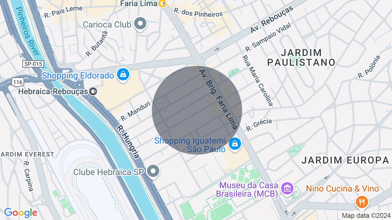 Mapa da localização — Jardim Europa, São Paulo