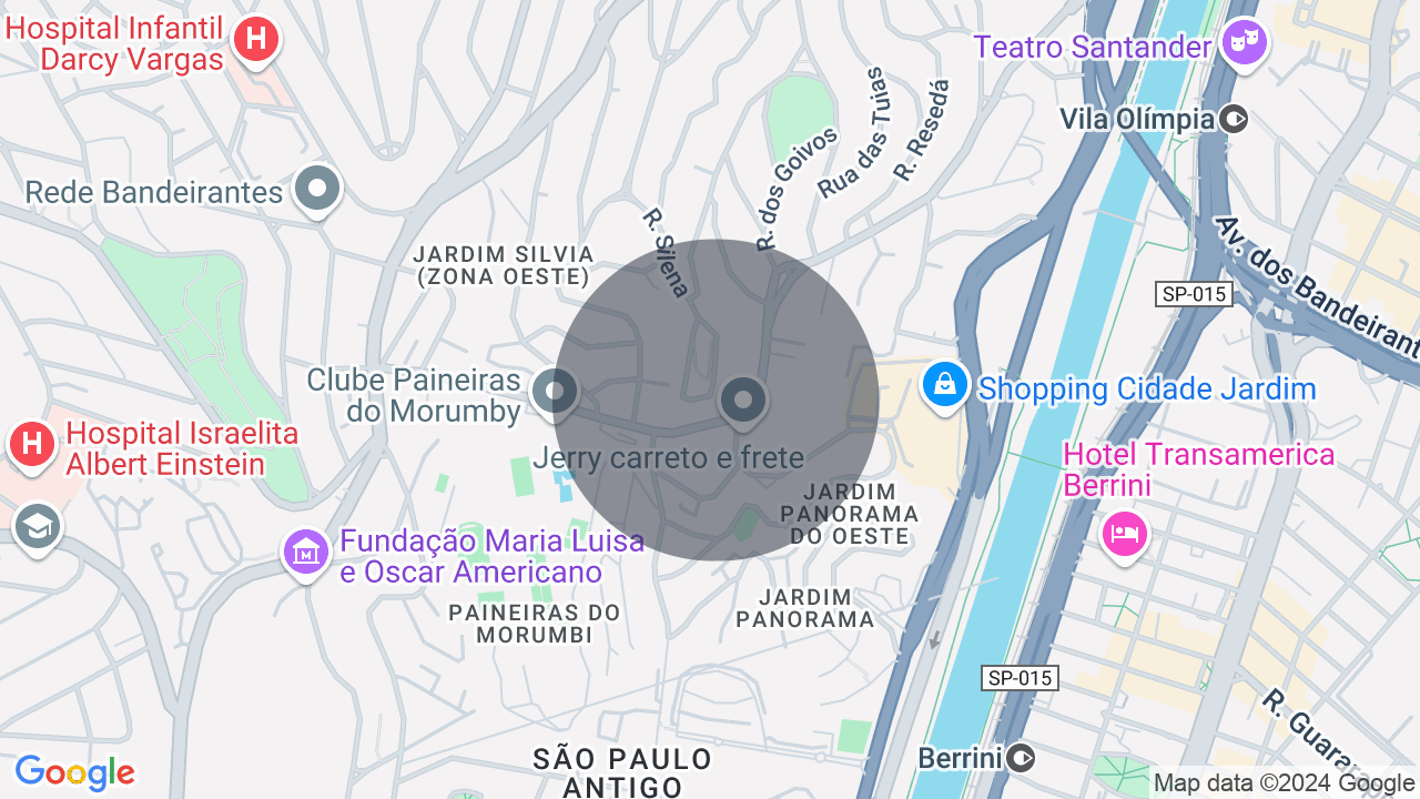 Mapa da localização — Cidade Jardim, São Paulo