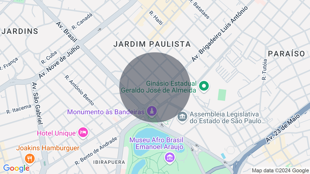 Mapa da localização — Jardim Paulista, São Paulo
