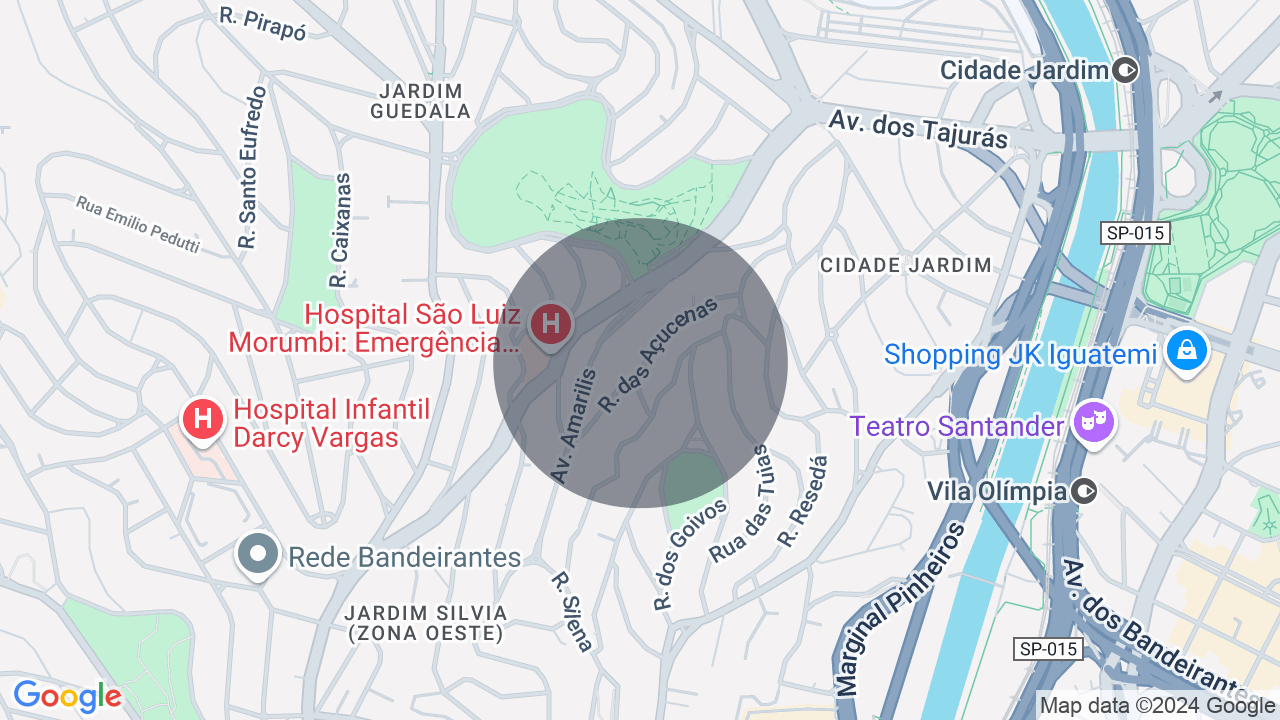 Mapa da localização — Cidade Jardim, São Paulo