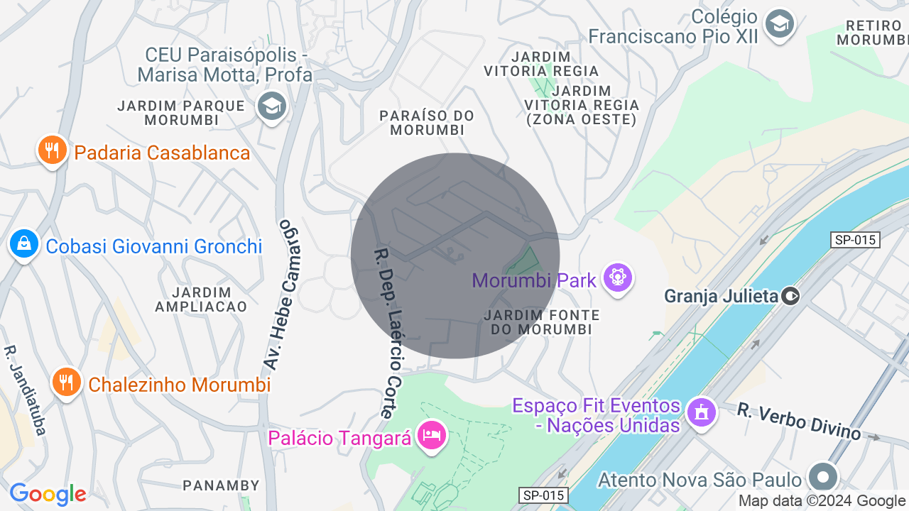 Mapa da localização — Paraíso do Morumbi, São Paulo