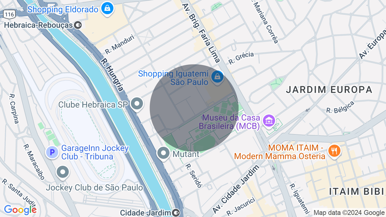 Mapa da localização — Jardim Europa, São Paulo