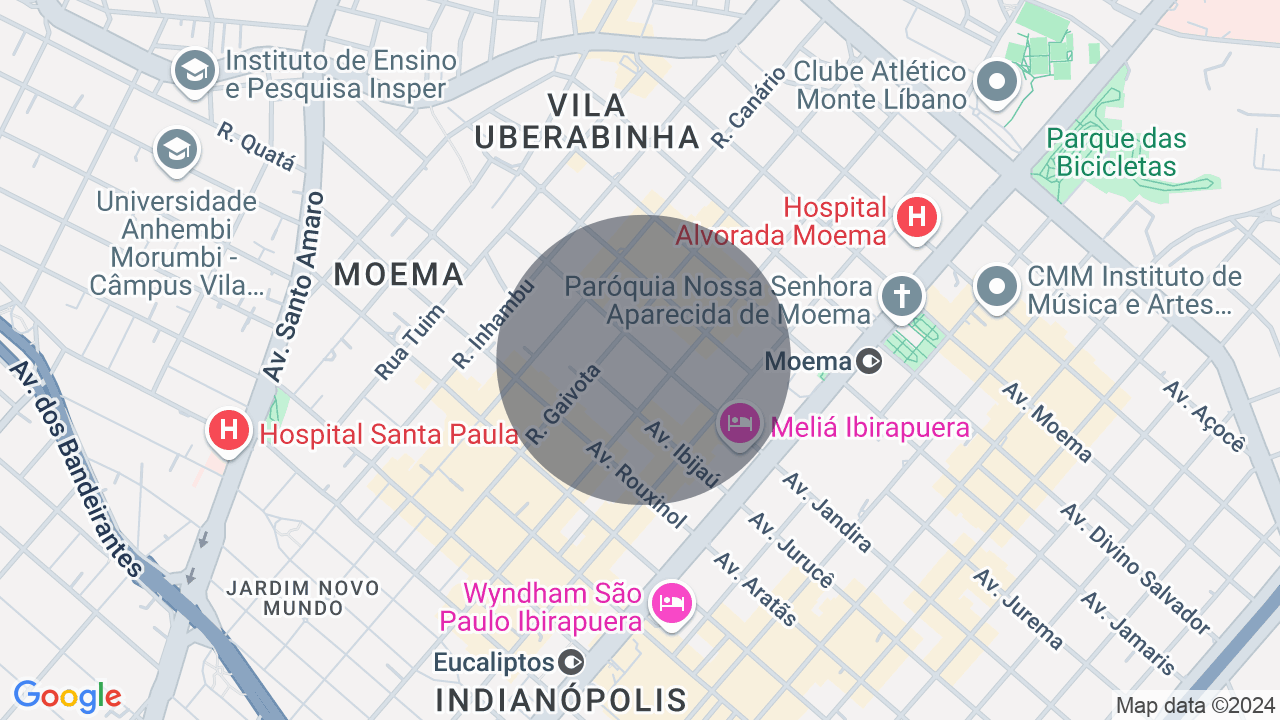 Apartamento com 3 suítes em Moema 