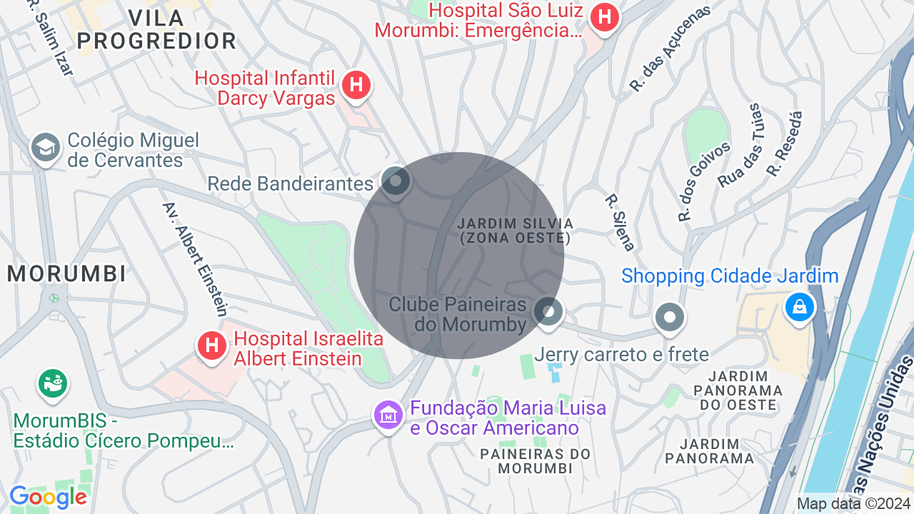 Mapa da localização — Morumbi, São Paulo