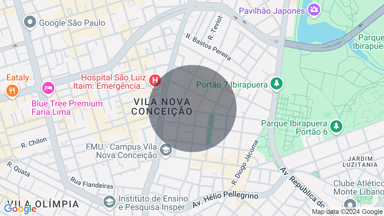 Apartamento de 107m² na Vila Nova Conceição