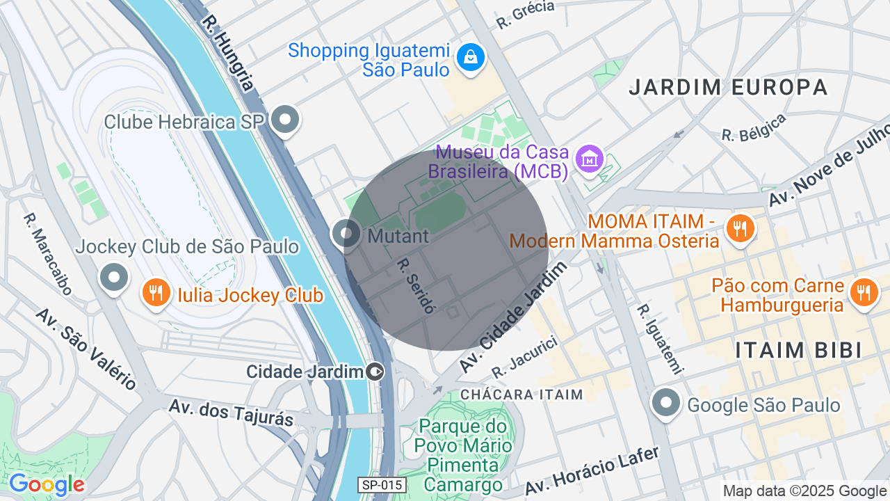 Mapa da localização — Jardim Europa, São Paulo