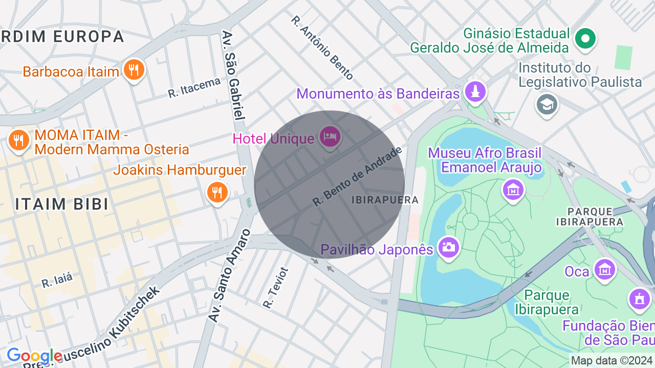 Mapa da localização — Jardim Paulista, São Paulo