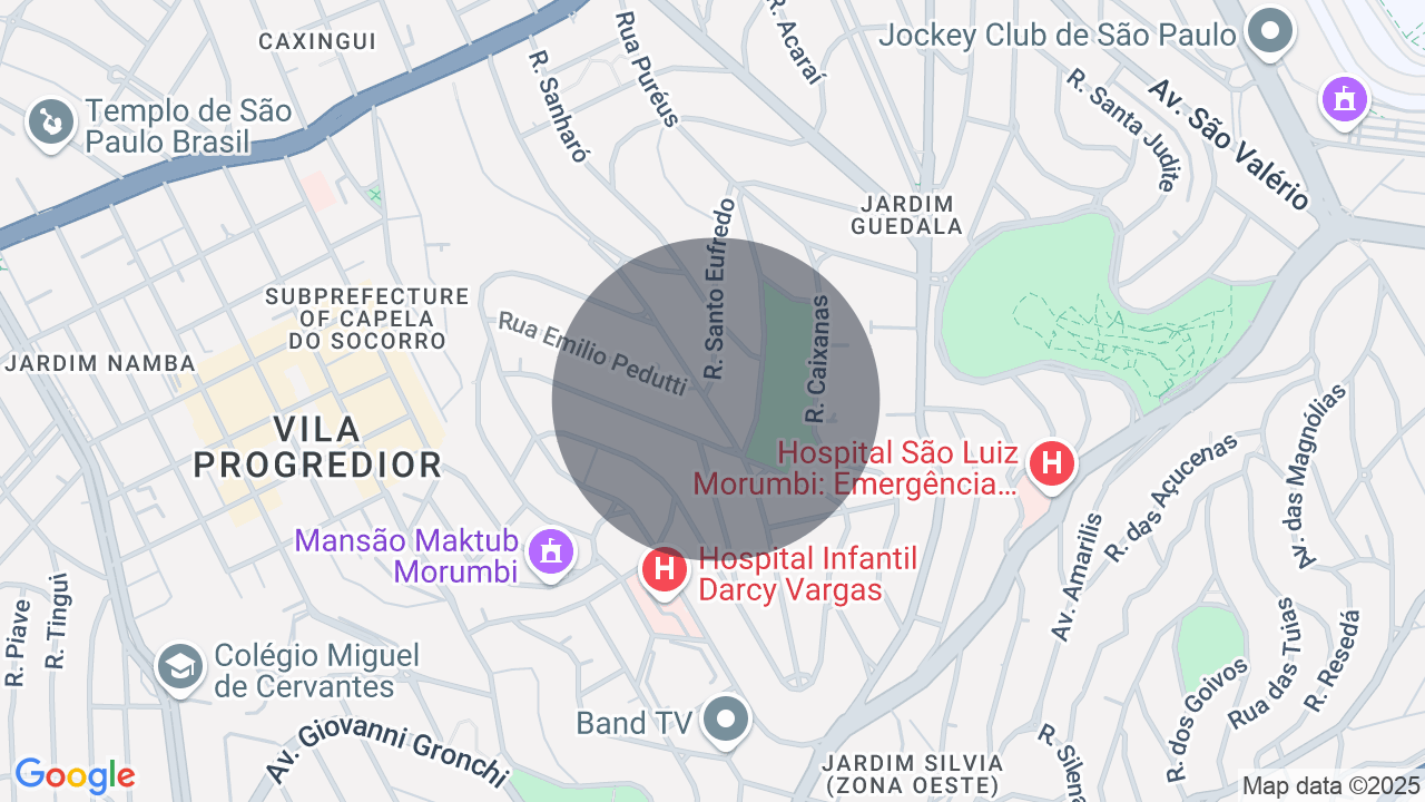 Mapa da localização — Jardim Guedala, São Paulo