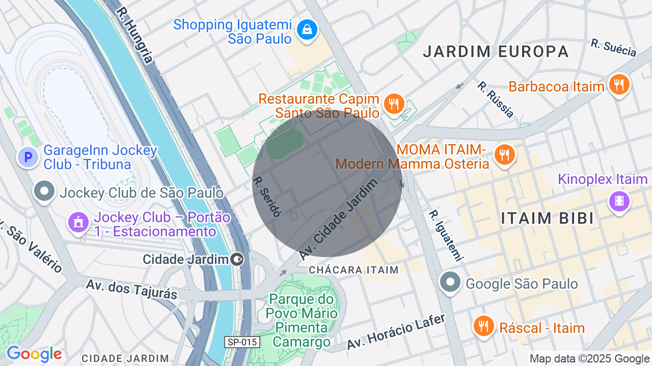 Mapa da localização — Jardim Europa, São Paulo