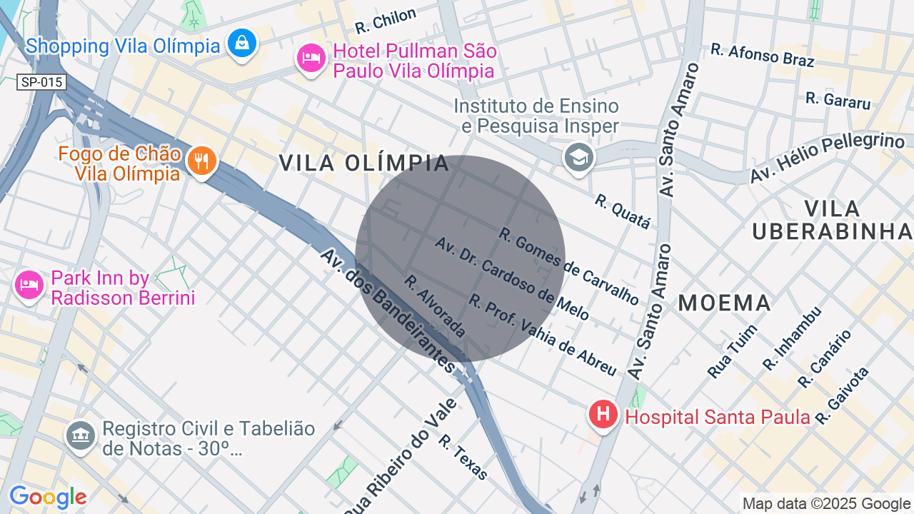 Apartamento para locação  na Vila Olímpia 