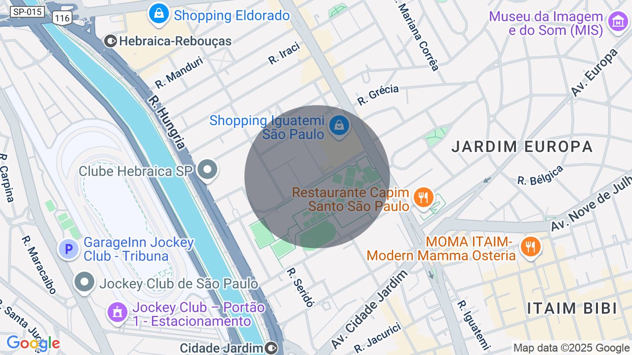 Mapa da localização — Jardim Europa, São Paulo