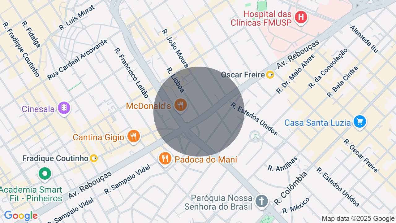 Mapa da localização — Cerqueira César, São Paulo
