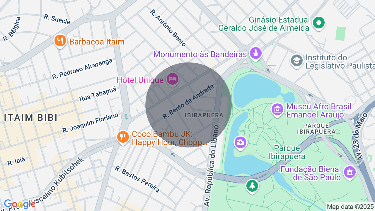 Mapa da localização — Jardim Paulista, São Paulo
