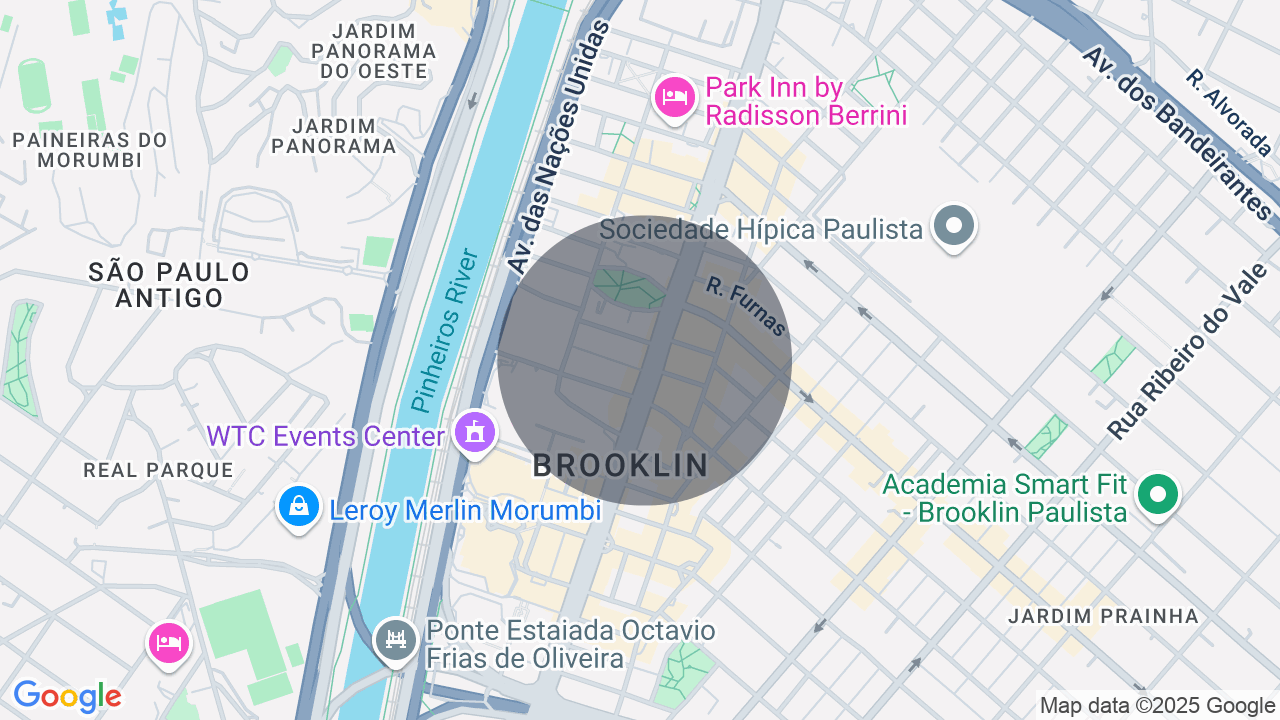Mapa da localização — Brooklin Novo, São Paulo