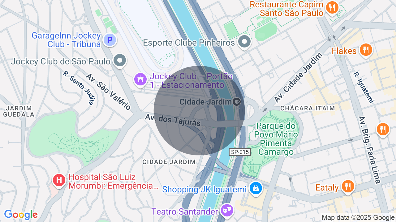 Mapa da localização — Cidade Jardim, São Paulo