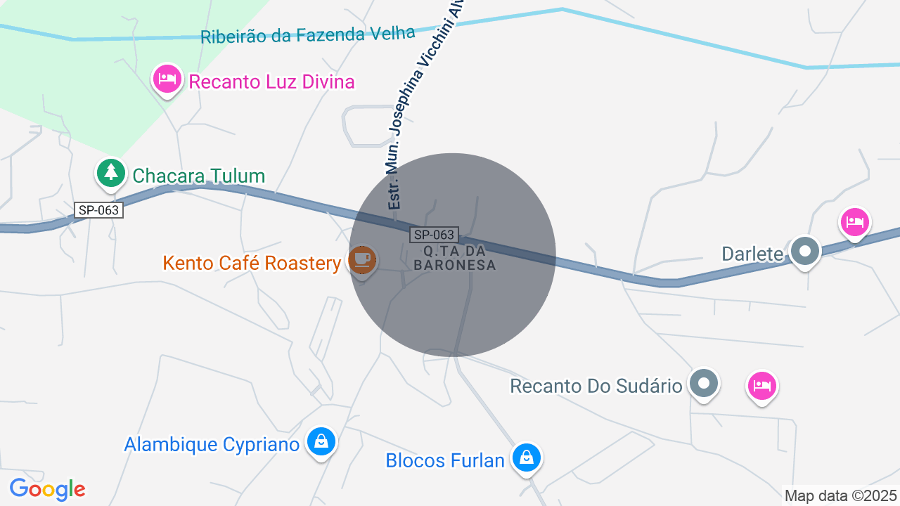 Mapa da localização — Quinta da Baroneza, Bragança Paulista