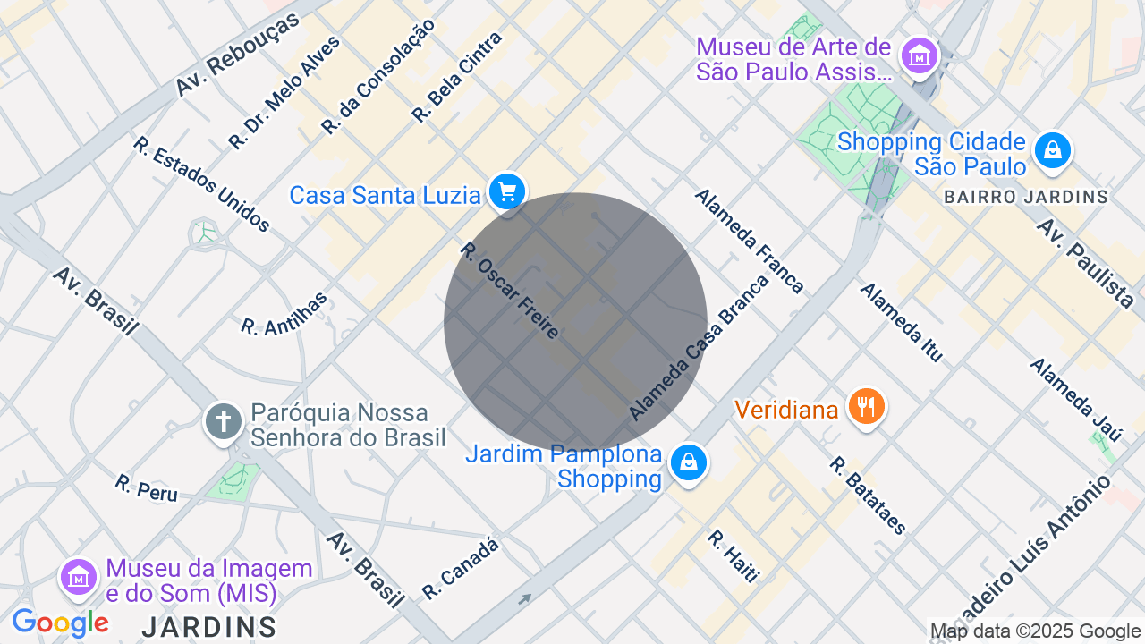 Mapa da localização — Cerqueira César, São Paulo