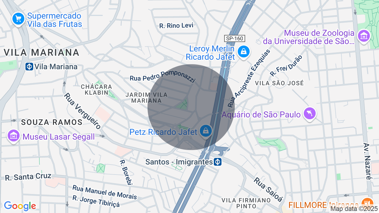 Mapa da localização — Jardim Vila Mariana, São Paulo