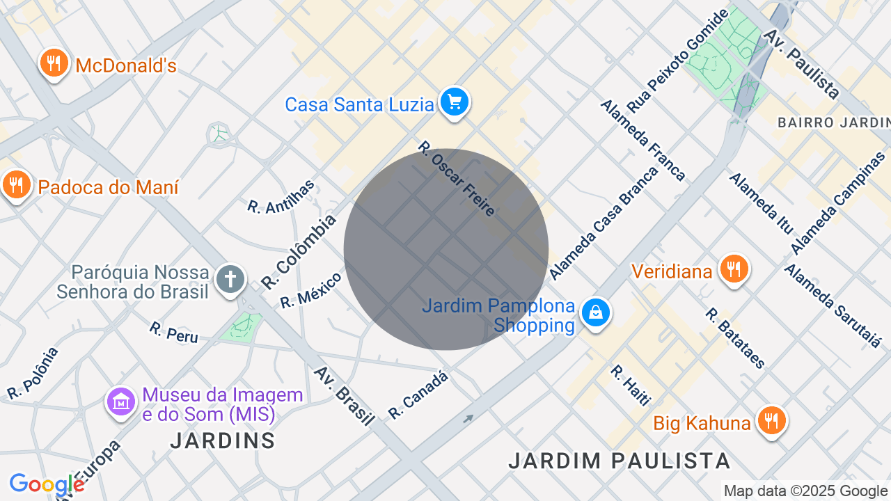 Mapa da localização — Cerqueira César, São Paulo