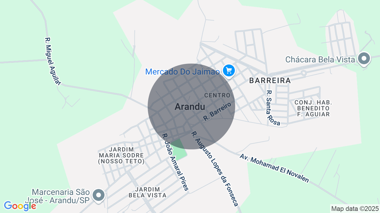 Mapa da localização — Centro, Arandu