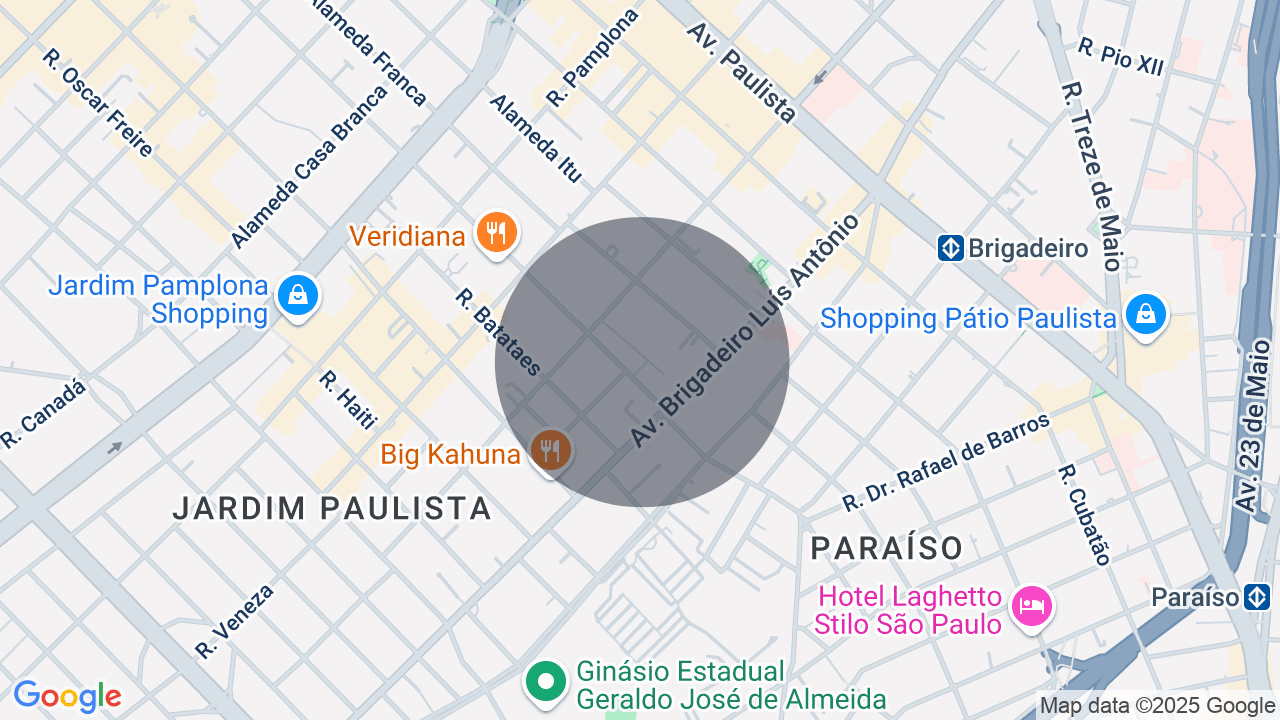 Mapa da localização — Jardim Paulista, São Paulo