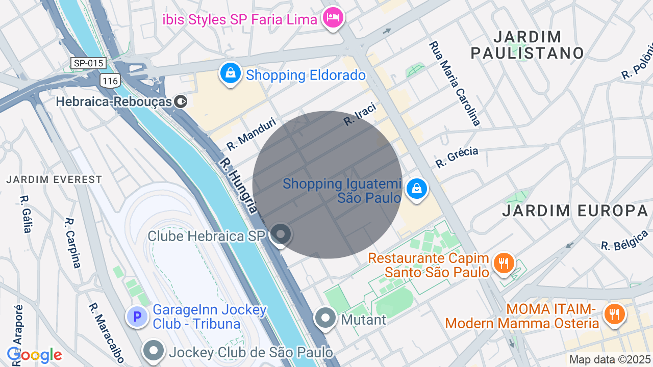 Mapa da localização — Jardim Europa, São Paulo